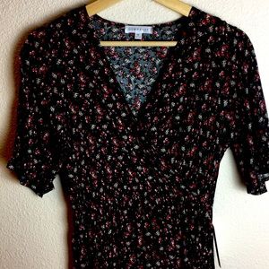 Downeast Floral Midi Dress